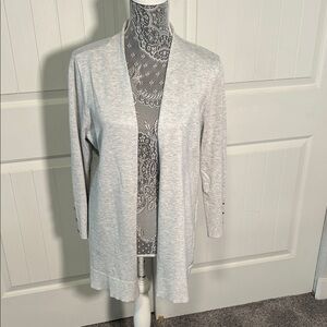 Cyrus Light Gray Women's Cardigan Sweater L